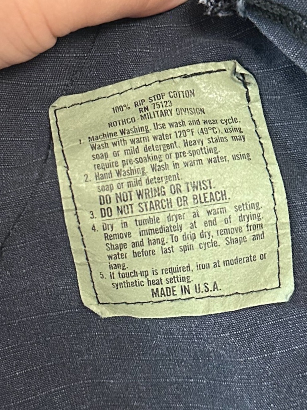 Dark Gray Men's Military Utility Jacket - Picture 4 of 4